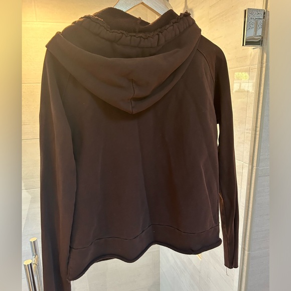 COPY - Frank & Eileen chocolate brown hooded sweatshirt, size S - Picture 3 of 4
